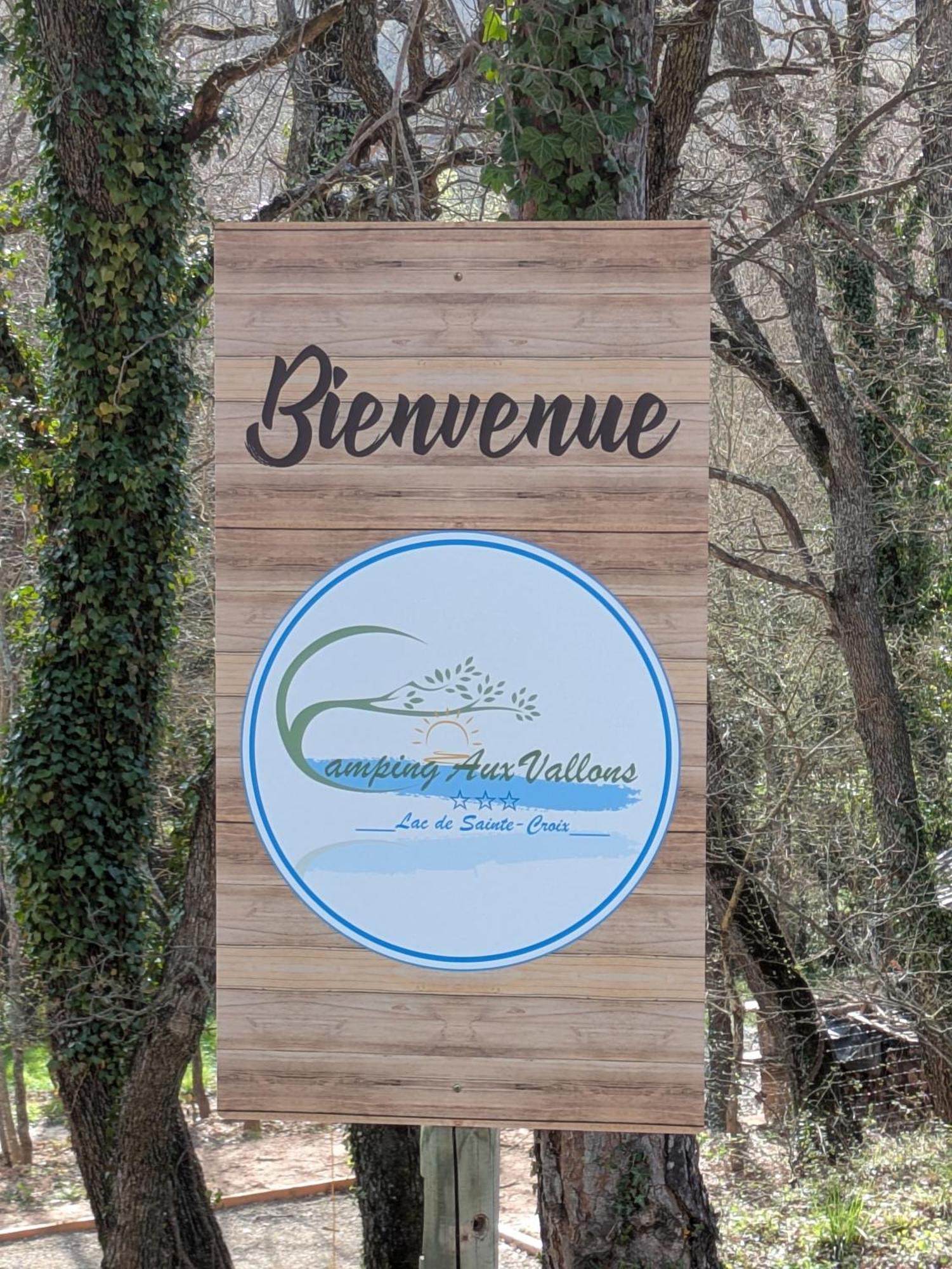 Camping Pres Du Lac De Sainte Croix Bauduen Exteriér fotografie